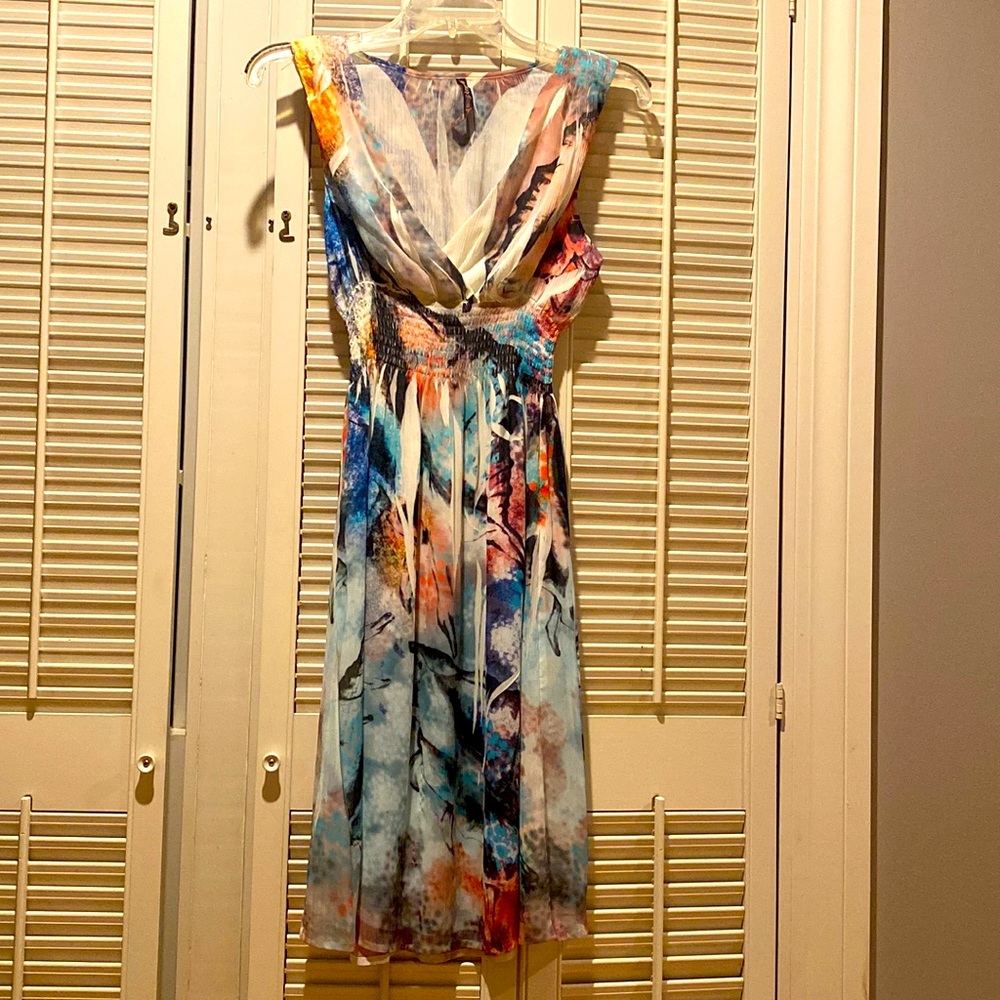 Multi color light weight dress